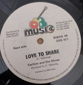 LOVE TO SHARE - Carlton And The Shoes