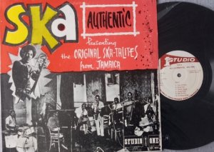 SKA AUTHENITIC - The Ska-talites (Burgundy flag label)